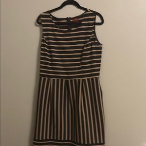 Merona Black and Tan Dress